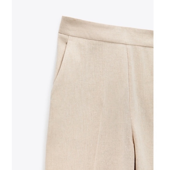 Zara Sophisticated Linen Pants Create Perfect Shape 😍! - Picture 4 of 7